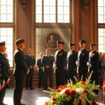 eerbetoon aan de heldhaftigen speciale ceremonie ter herdenking van slachtoffers 1761779288