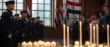 eerbetoon aan de slachtoffers van de 105e militaire klasse in egypte herinnering en respect 1761881683