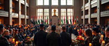 eerbetoon aan de heldhaftige slachtoffers van de 105e militaire opleiding herdenking en respect 1761983511