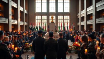 eerbetoon aan de heldhaftige slachtoffers van de 105e militaire opleiding herdenking en respect 1761983511