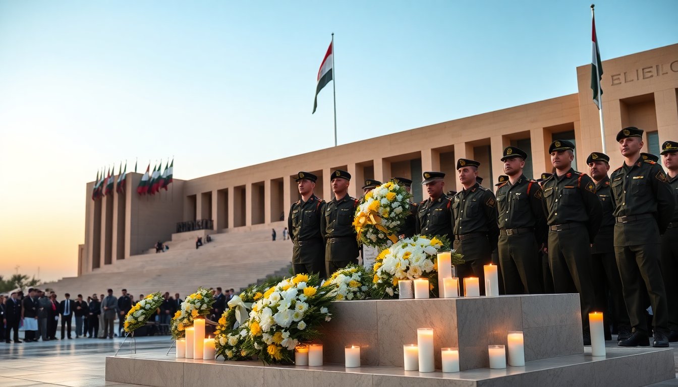 herdenking van de slachtoffers en gewonden van de 105e militaire klasse een eerbetoon aan onze heldhaftige dienaren 1762338796