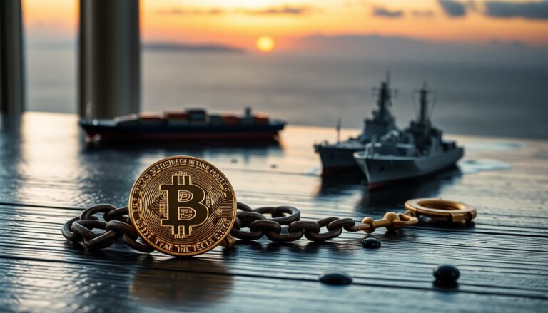 Bitcoin-prijs reageert op Iran-berichten en blokkade van de Straat van Hormuz