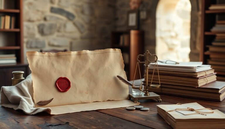 Origineel certificaat 3,23 Scudi van het Stato Pontificio (1829)